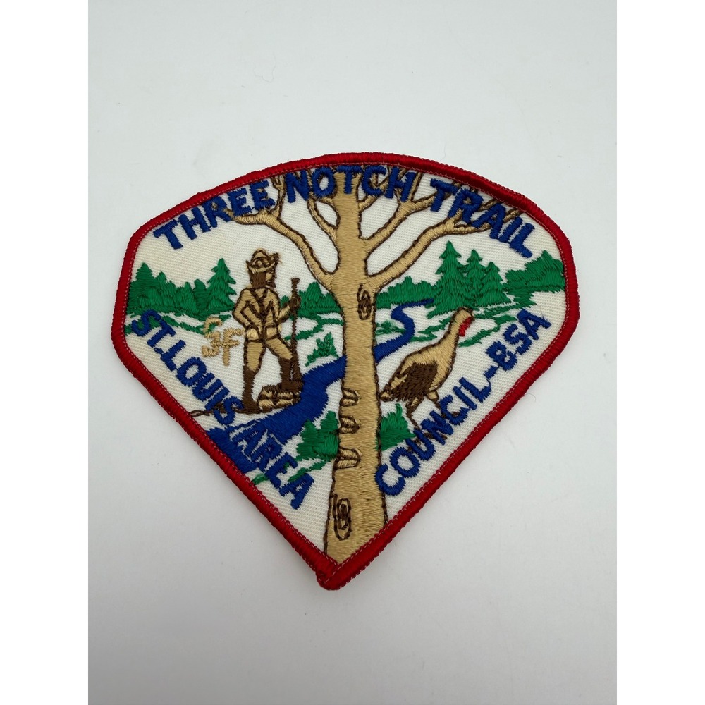 BSA Three Notch Trail St Louis Area Council Scouting Embroidered Patch F508